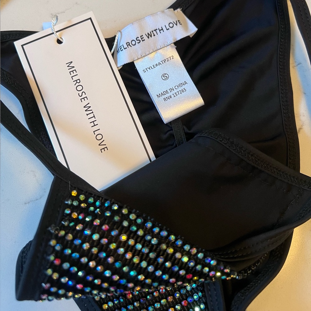 Rhinestone Bikini Set - Picture 3 of 3